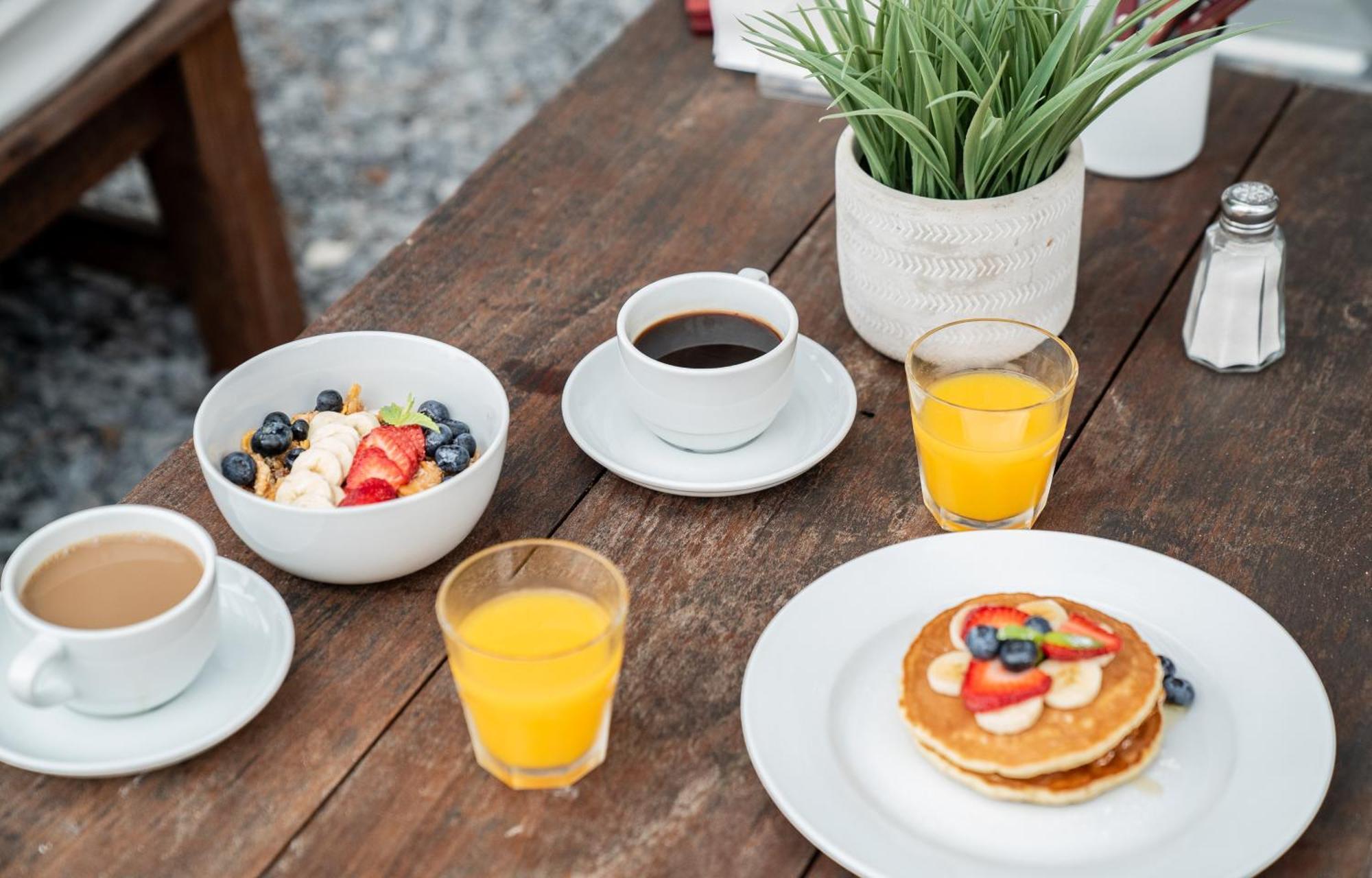 Casagrande Hotel & Beach Club José Ignacio Exteriér fotografie A breakfast at the restaurant